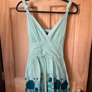 Marc Jacobs Seafoam and blue Grecian-style dress